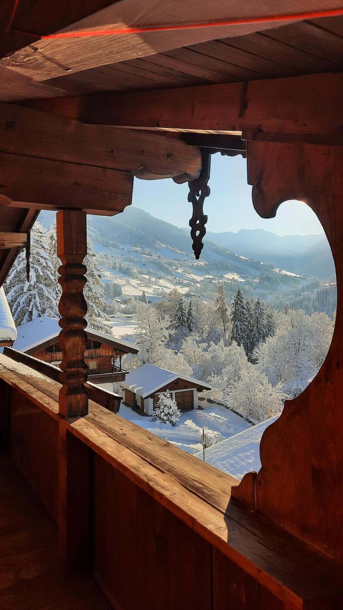 Haus Gmahblick Ferienwonungen Hotell Alpbach Eksteriør bilde